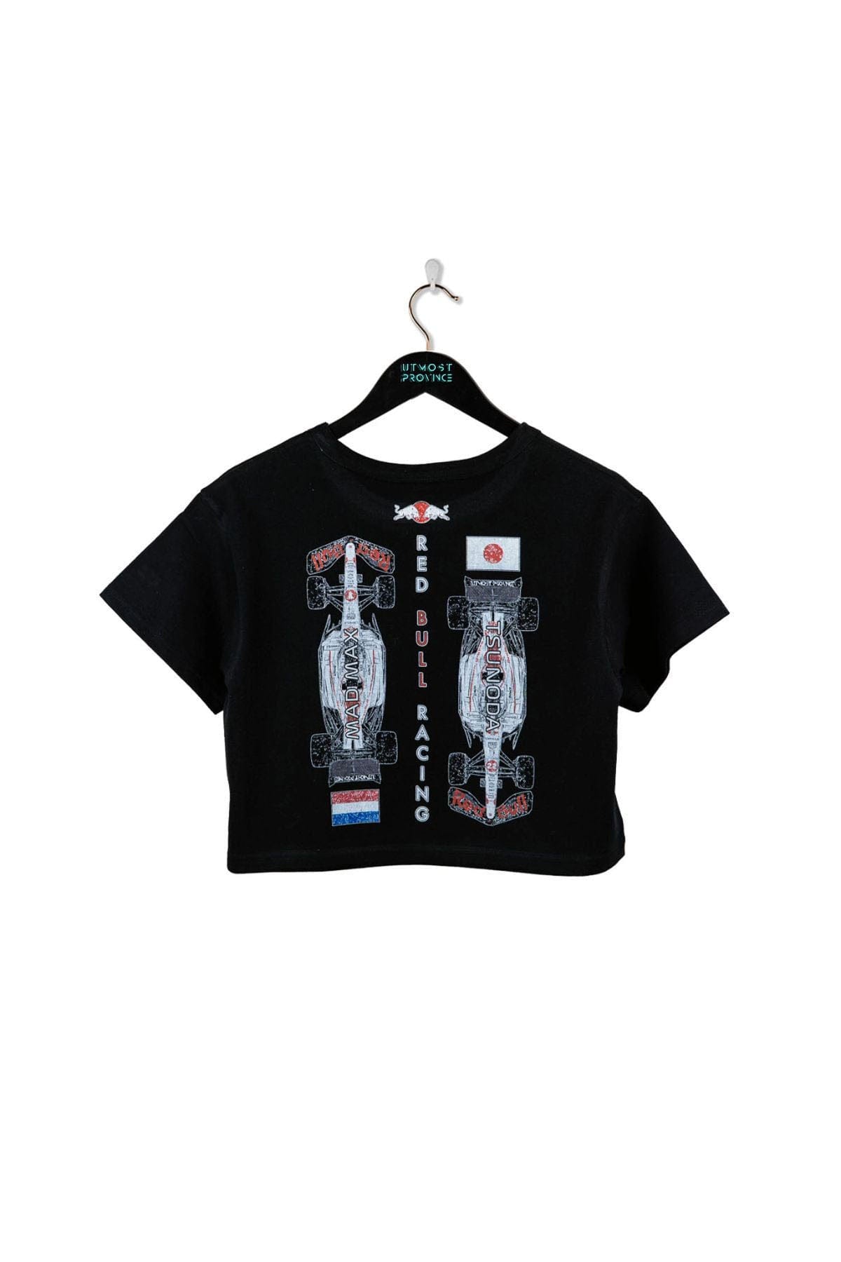 Women's Red Bull Racing Crop Top Black