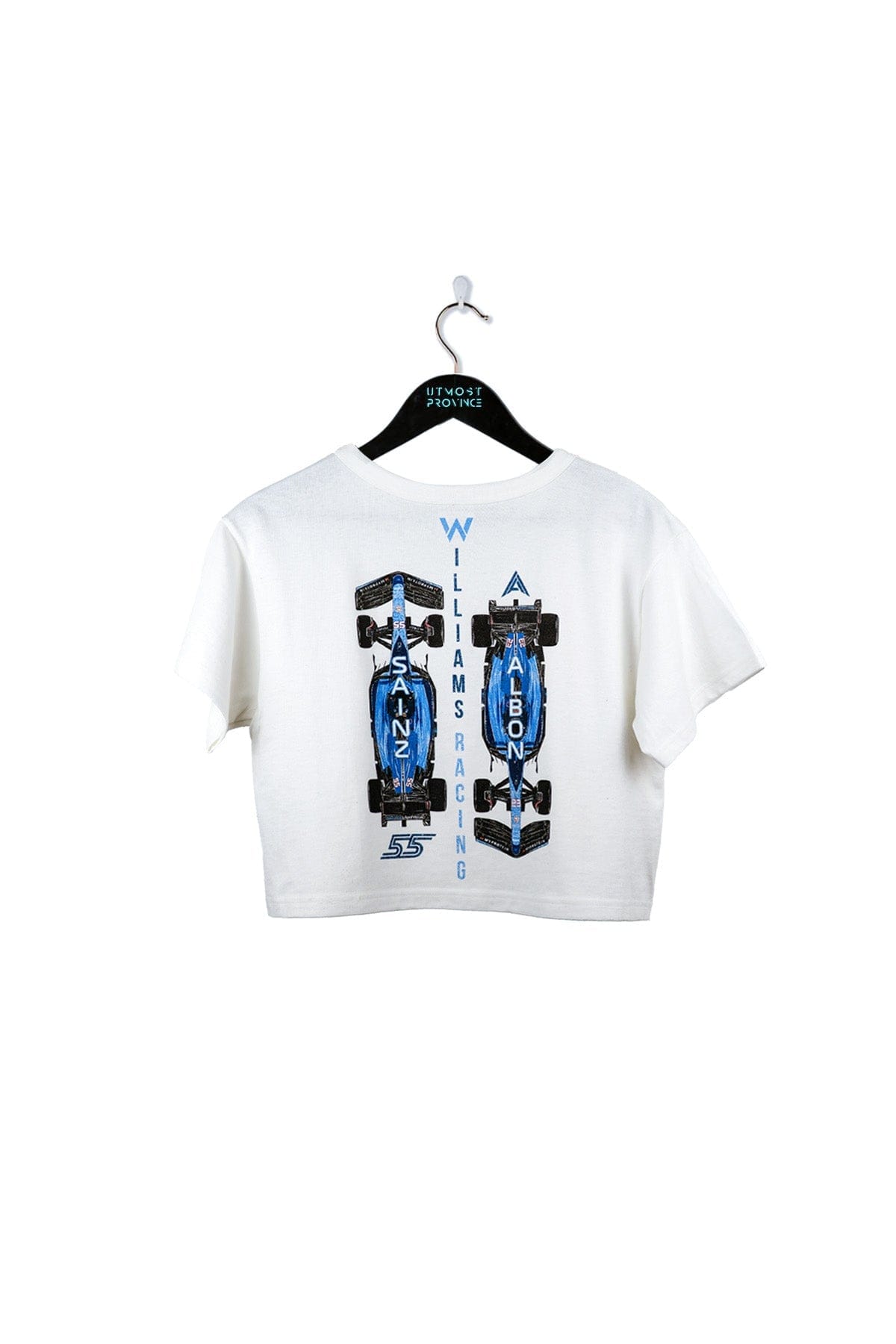 Women's Crop Top Williams F1 Team Merch White