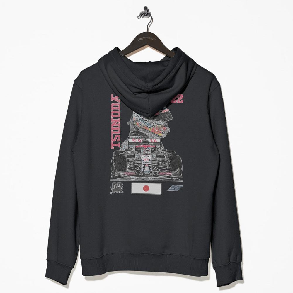 Utmost Province Yuki Tsunoda Merch | Custom F1 Hoodie Black / S