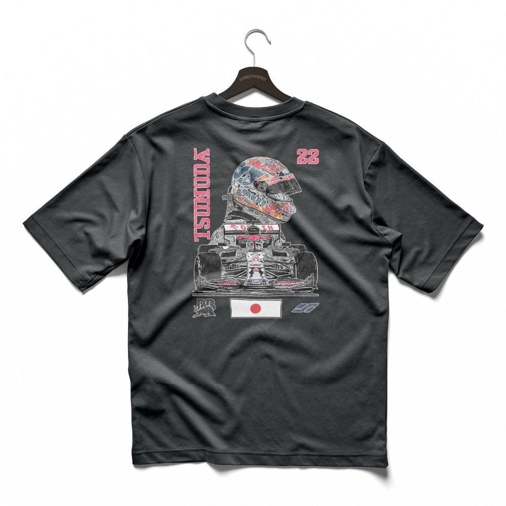 Utmost Province Custom Yuki Tsunoda Shirt Black / S