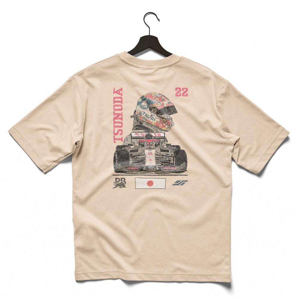 Yuki Tsunoda F1 Shirt Ivory